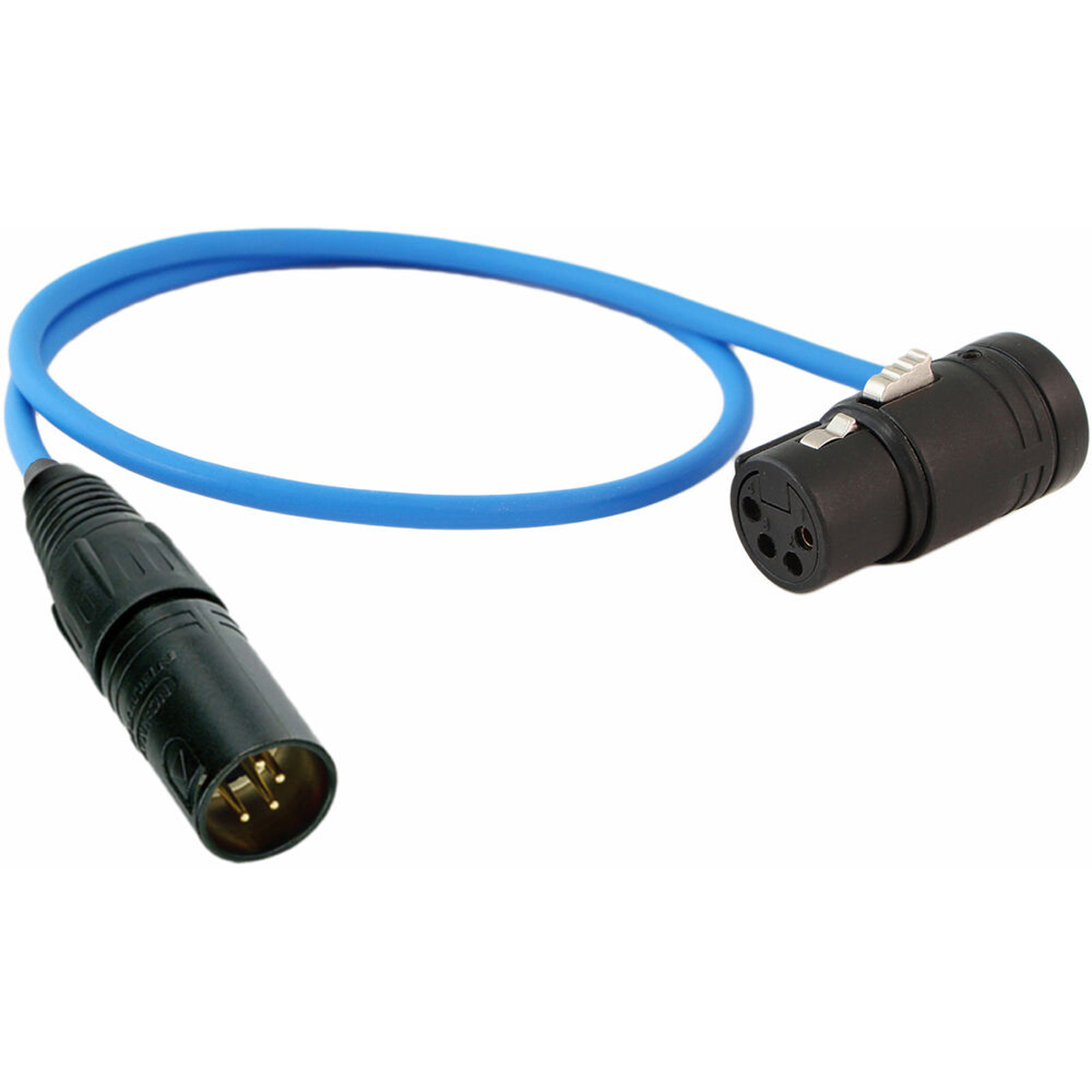 

Cable Techniques 18" Low-Profile Straight XLR-4M to XLR-4F R/A DC Power Cable