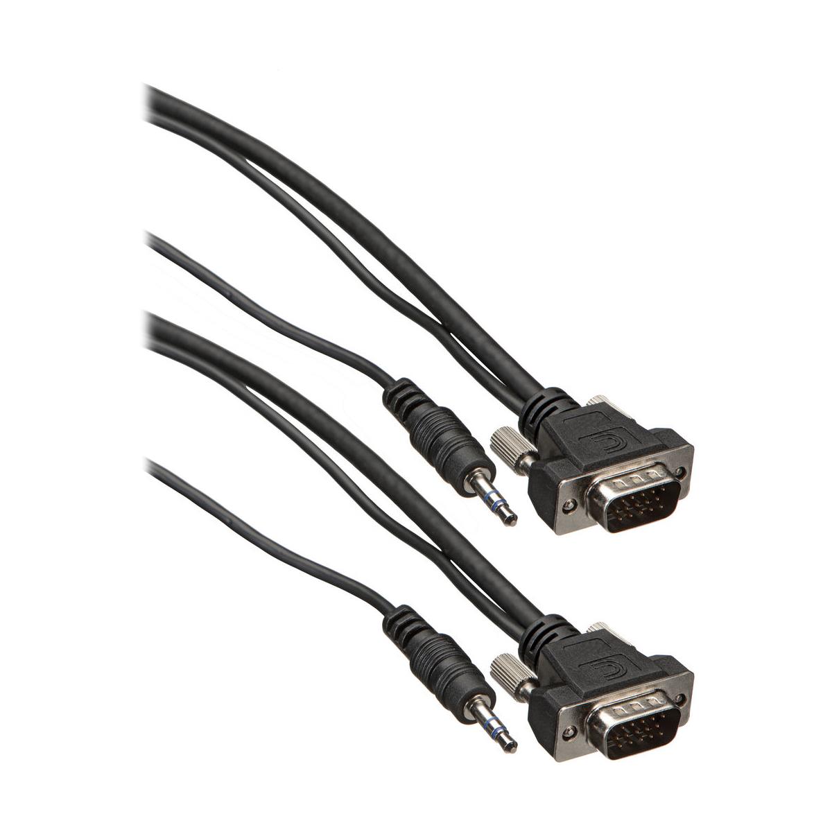 Photos - Cable (video, audio, USB) Comprehensive Pro AV/IT Series 15' Micro VGA HD15 Plug to Plug with Audio 