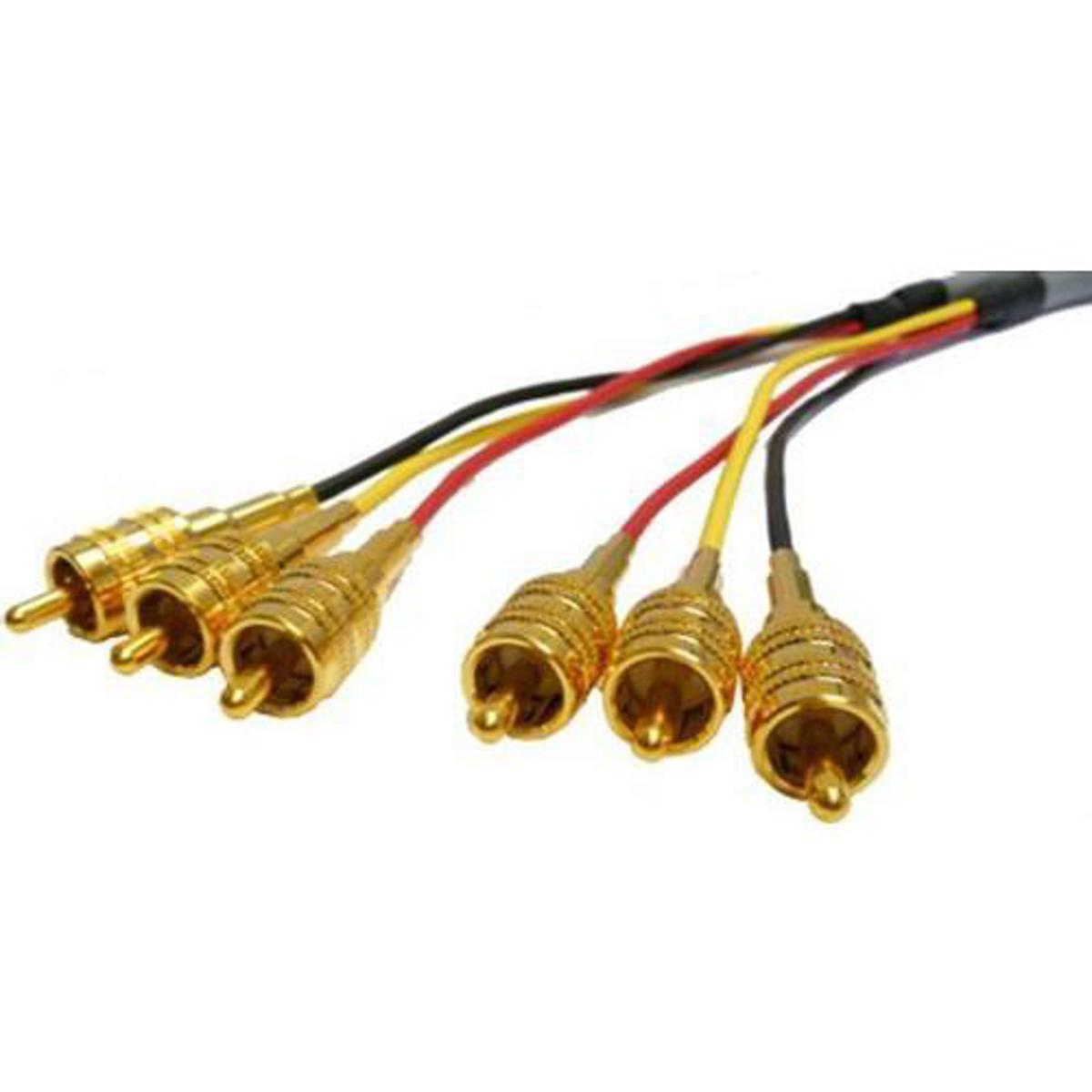 

Comprehensive 25' Pro AV/IT Plenum 3 RCA Audio/Video cable, Yellow/Red/Black