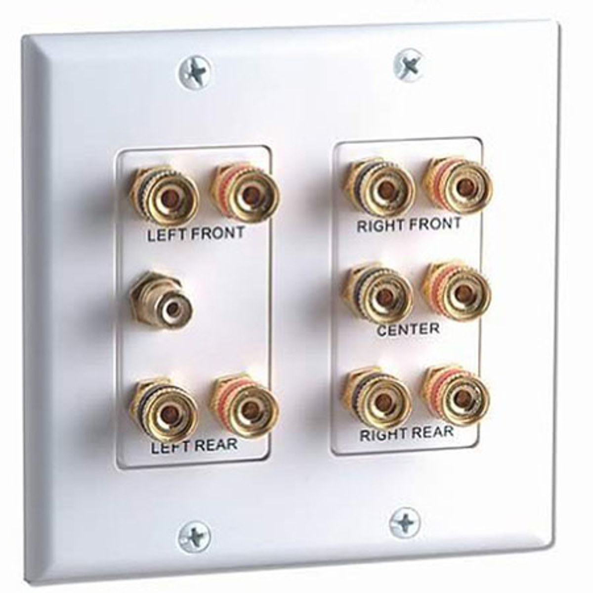

Comprehensive Home Theater 5.2 Channel 2 Gang Wall Plate