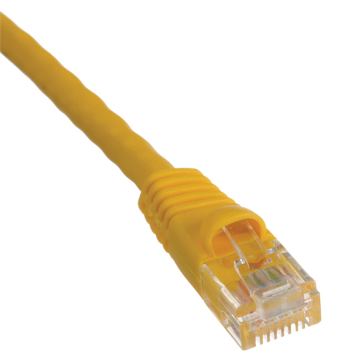 Комплексный соединительный кабель CAT5e, 350 МГц, без заломов, 1 фут, желтый #CAT5-350-1YLW