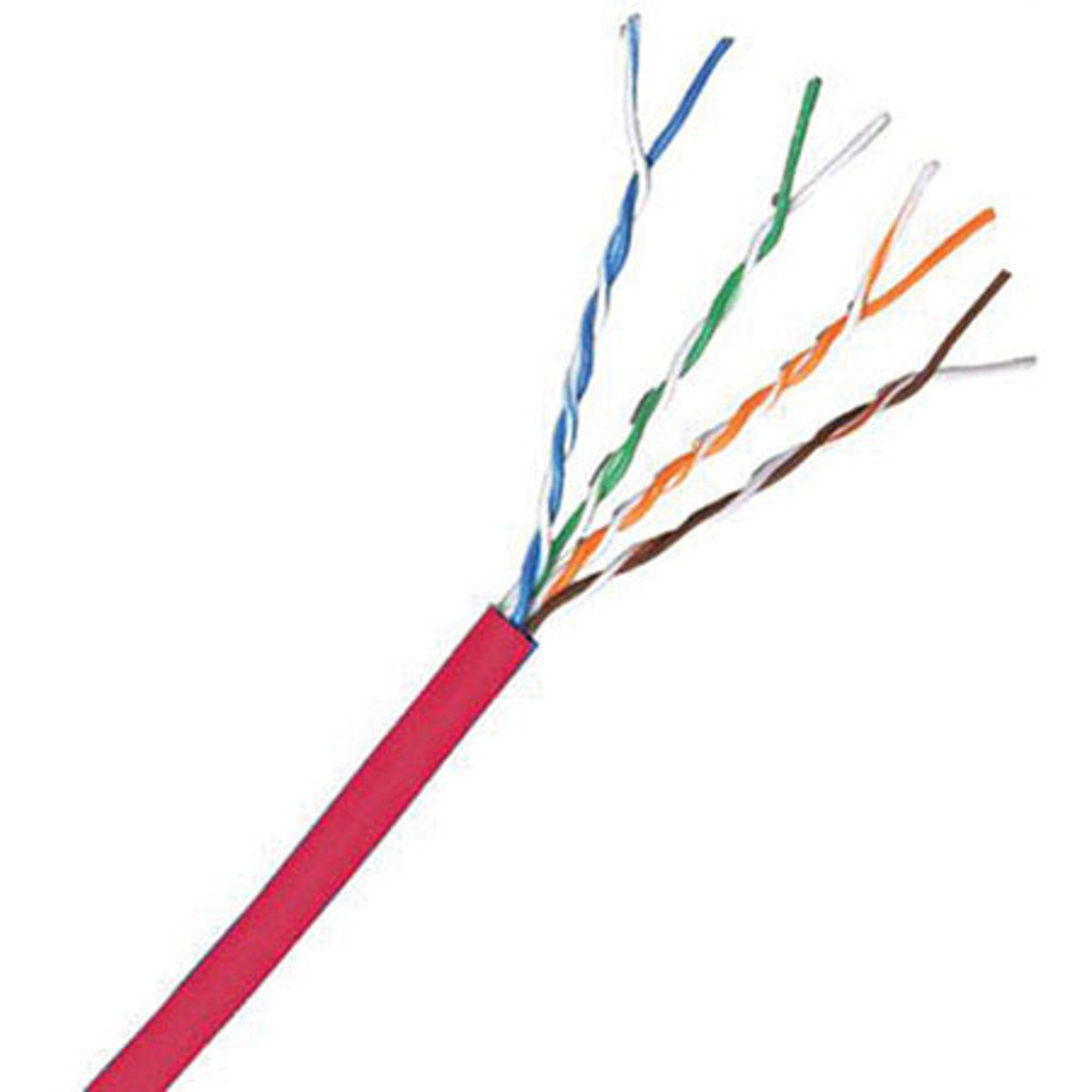 

Comprehensive 1000' Cat 6 550Mhz Shielded Bulk Cable, Stranded Red