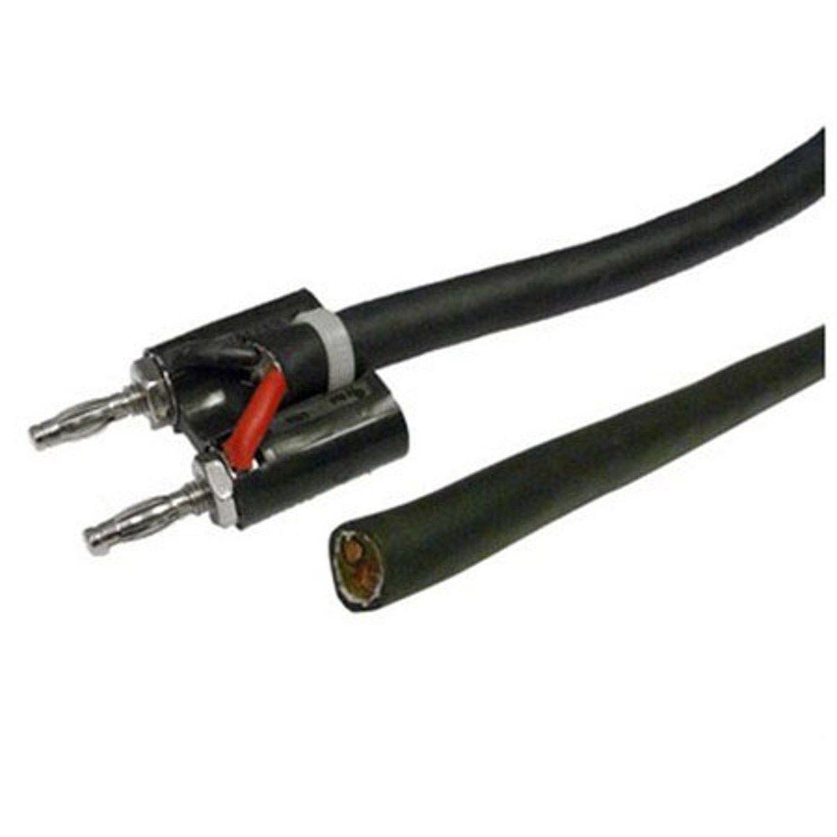 Image of Comprehensive 100' 12 Gauge Dual Banana To Bare Wire Speaker Cable