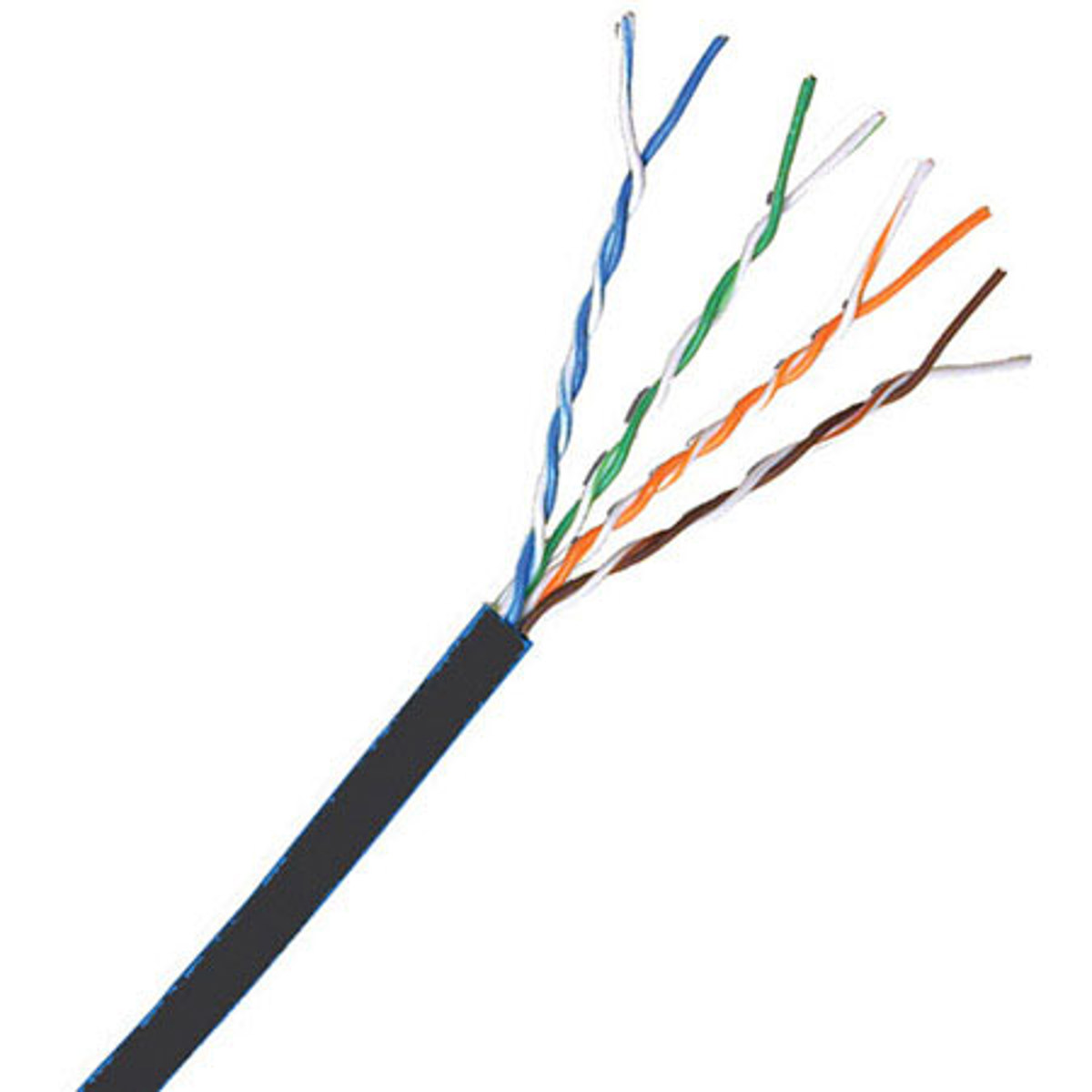 

Comprehensive 1000' CAT5e 350MHz Shielded Solid LAN Cable, Black