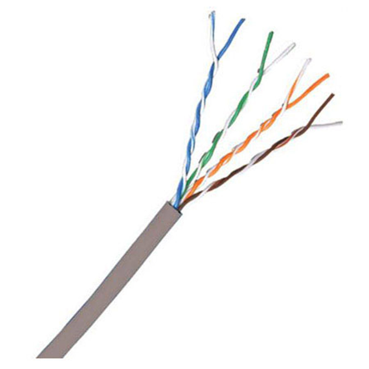 

Comprehensive 1000' Cat 5e 350Mhz Shielded Cable, Stranded Gray