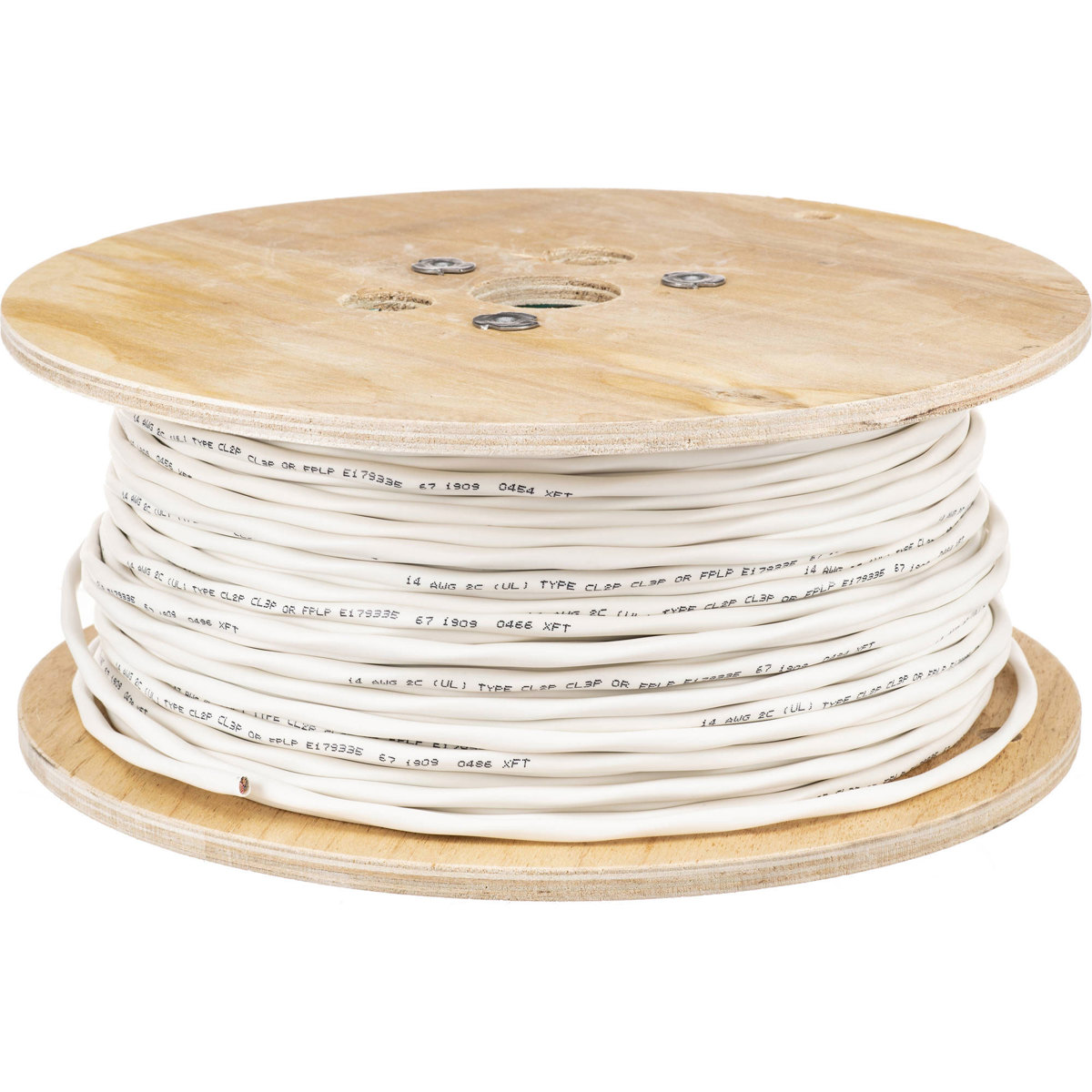 

Comprehensive 500' 2 Conductor 14AWG Stranded Plenum Speaker Cable