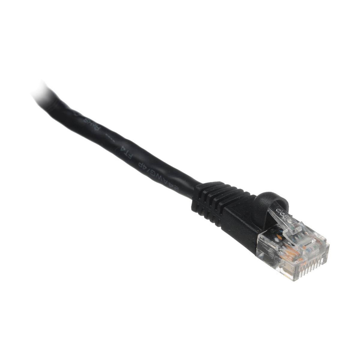 Комплексный 14-футовый патч-кабель Cat6 550 МГц, черный #CAT6-14BLK