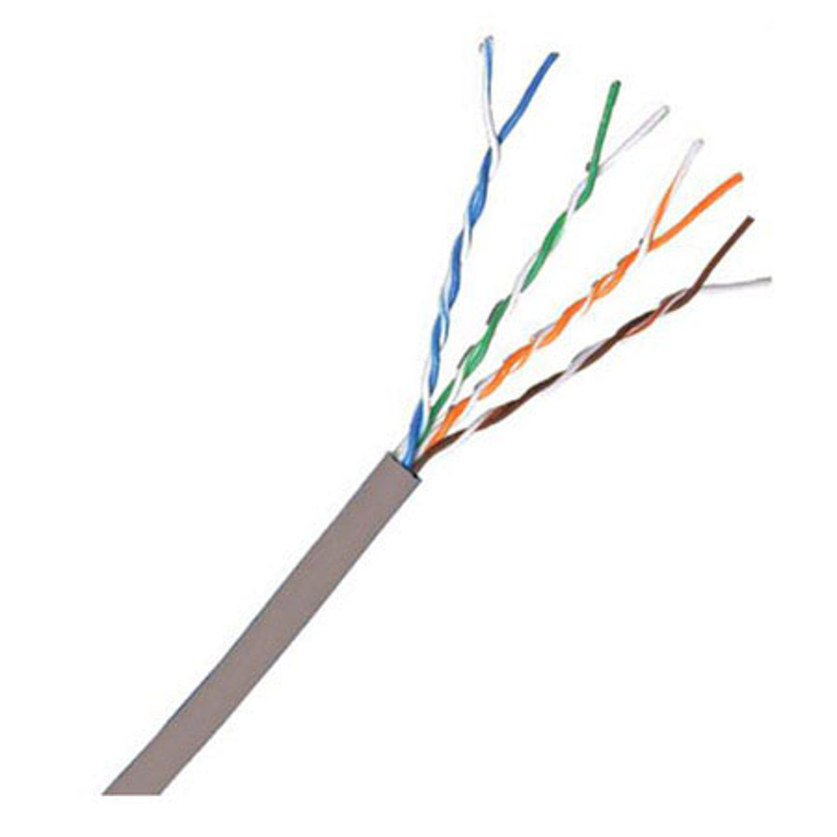 

Comprehensive 1000' Cat 6 550MHz UTP Bulk Cable, Solid Gray