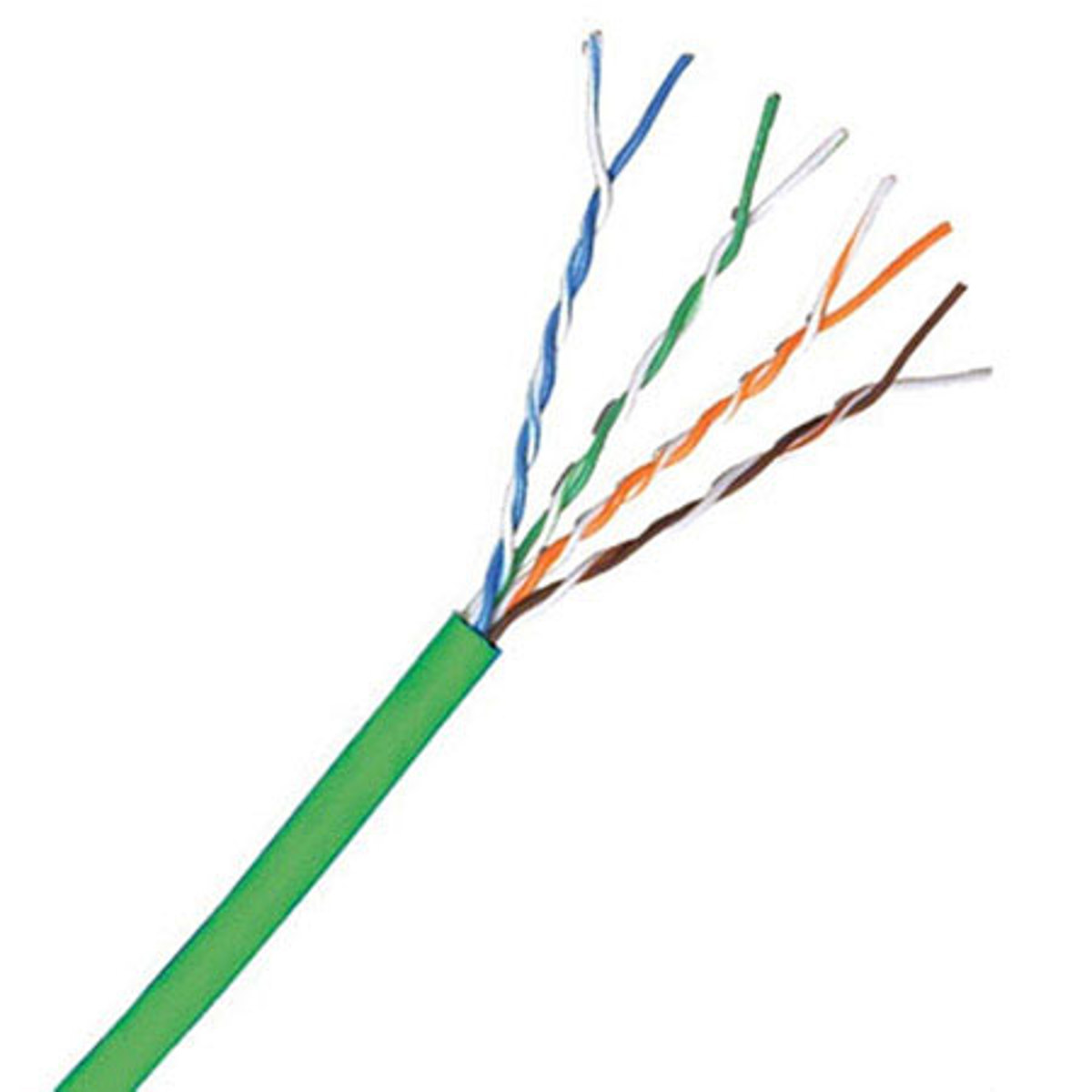 

Comprehensive 1000' Cat 6 550MHz UTP Bulk Cable, Solid Green