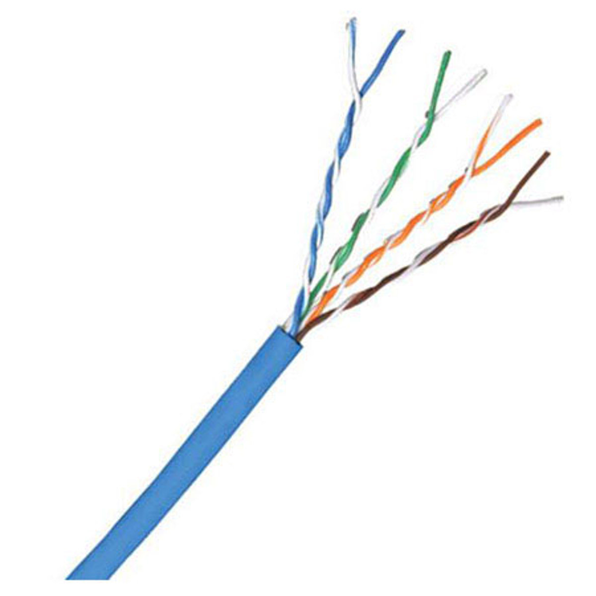 

Comprehensive 1000' Cat 6 550Mhz Shielded Bulk Cable, Solid Blue
