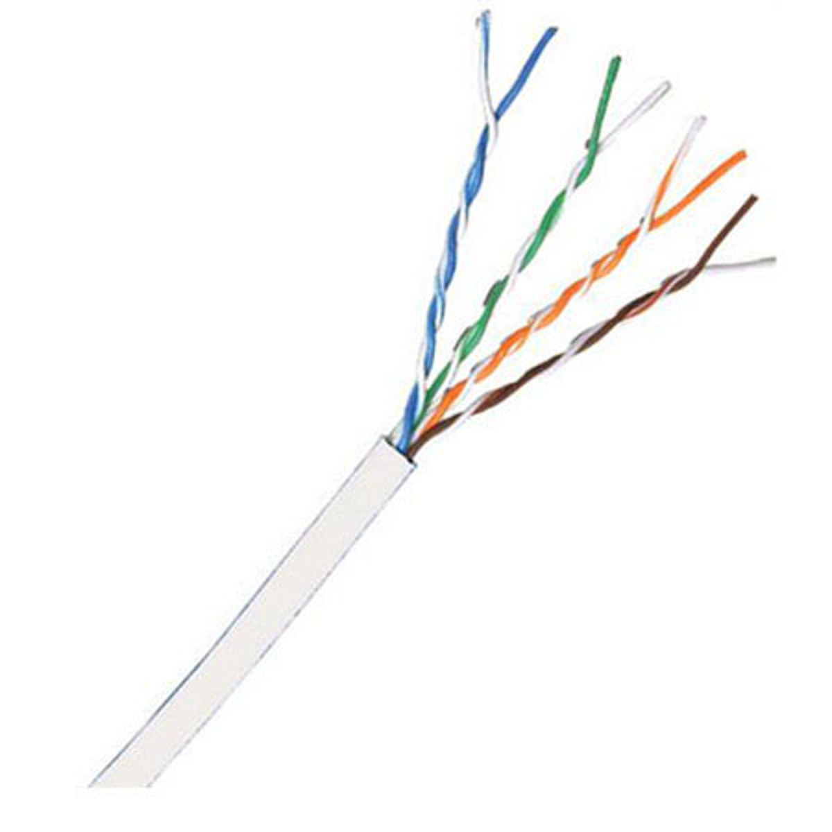

Comprehensive 1000' Cat 6 550Mhz Shielded Bulk Cable, Solid White