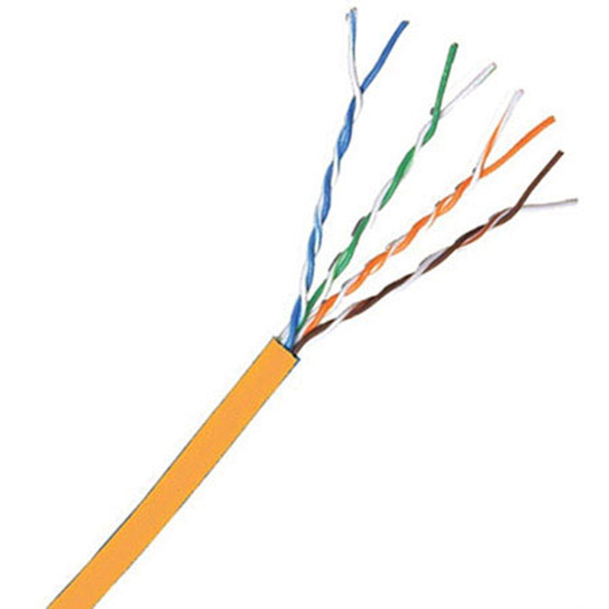 Photos - Other for Computer Comprehensive 1000' Cat 6 550MHz UTP Bulk Cable, Stranded Orange CAT6STO-1 