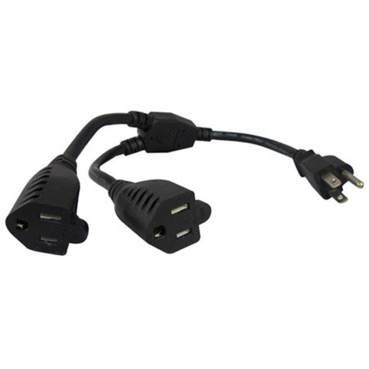 

Comprehensive 1' Universal AC 1-to-2 Power Splitter Extension Cable