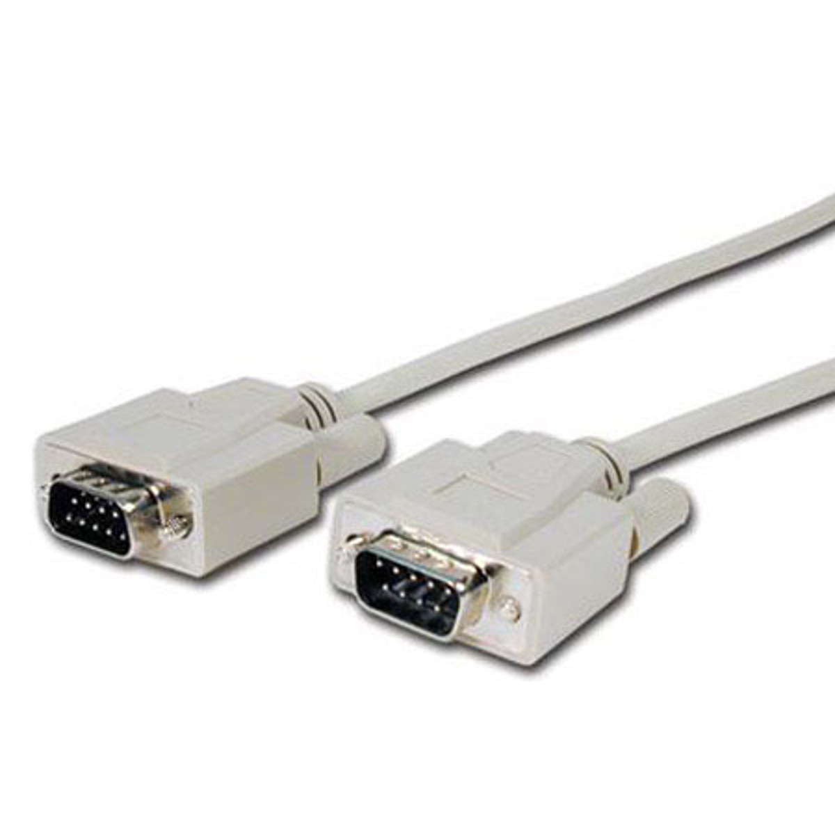 

Comprehensive 6' DB9 pin Plug to Plug (wired pin to pin) RS-232 Cable