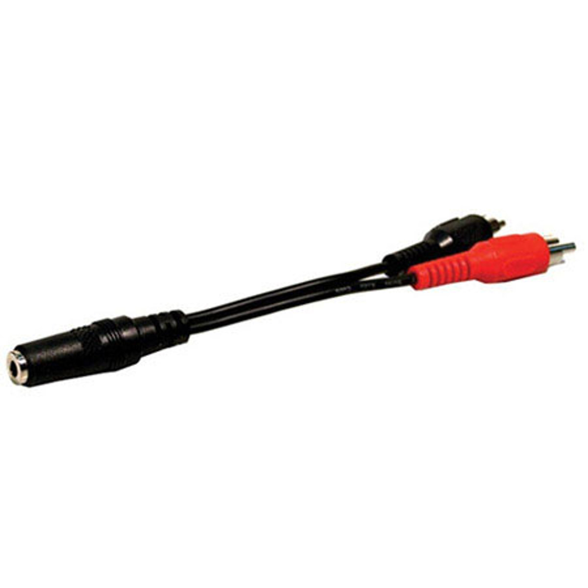

Comprehensive 6" 3.5mm Stereo Jack to Two RCA Plugs Adapter Cable