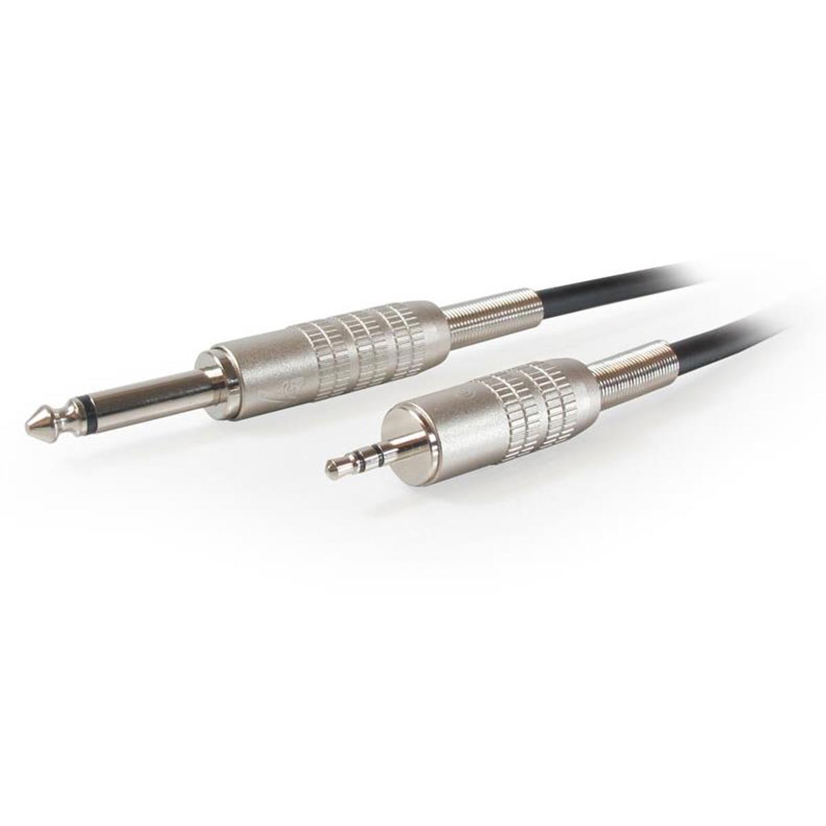 

Comprehensive Studio 18" 1/4" Plug to Stereo Mini Plug Quad Audio Cable, Black