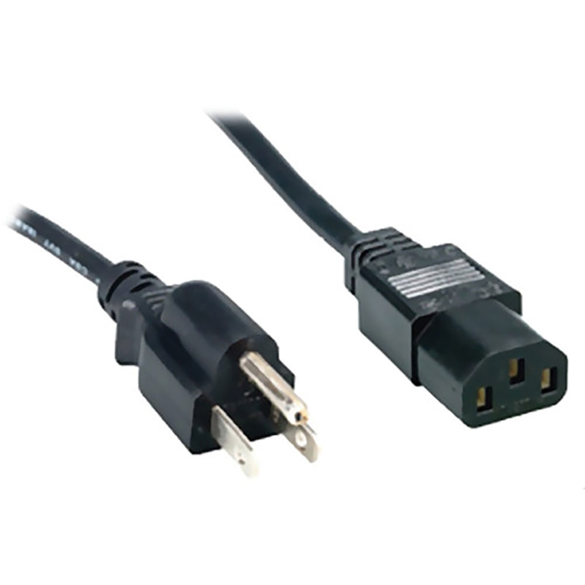 

Comprehensive 6' Standard PC Power Cord, NEMA 5-15P to IEC 60320-C13, 18/3 SVT