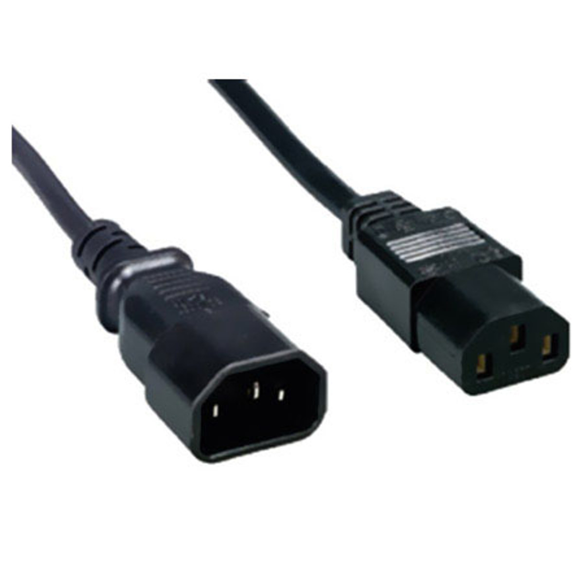 

Comprehensive 6' PC Power Extension Cord, IEC 320C14 to IEC 320C13, 18/3 SVT