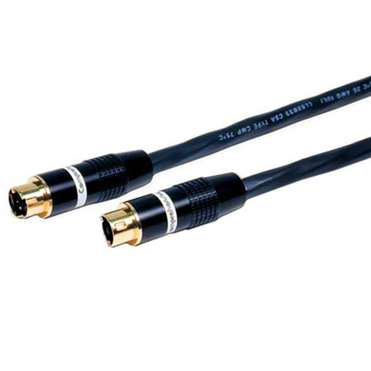 

Comprehensive 3' Pro AV/IT Series Plenum 4 Pin Plug to Plug S-Video Cable