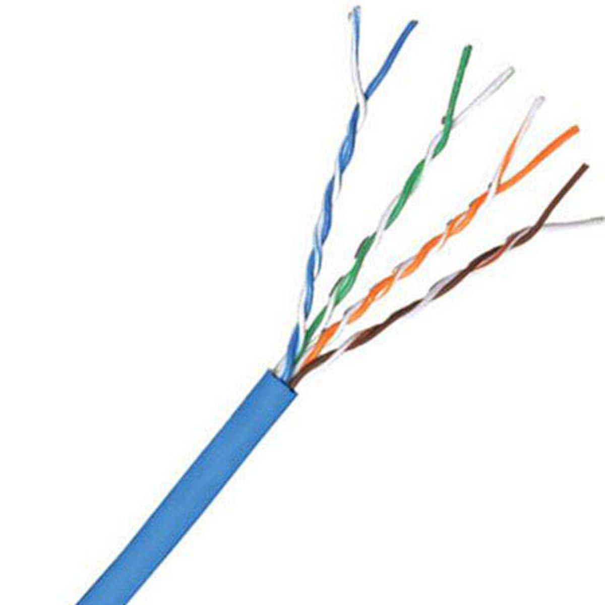 

Comprehensive 1000' Cat 6 550Mhz Shielded Bulk Cable, Stranded Blue