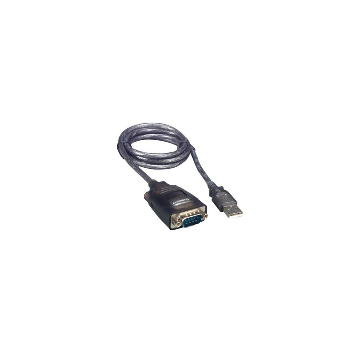 Image of Comprehensive 3' USB A Male to Db9 Male Cable