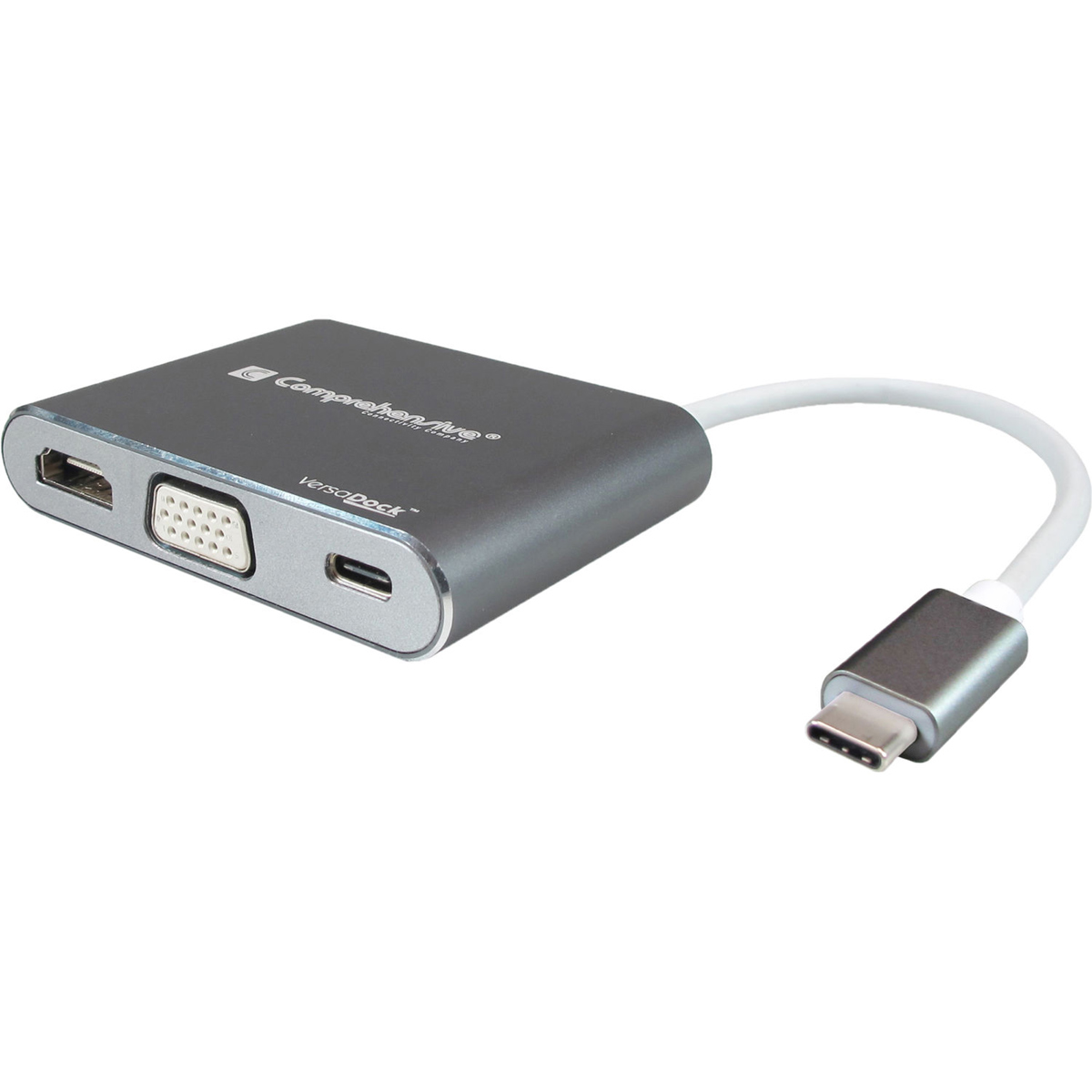 

Comprehensive VersaDock USB-C 4K Docking Station with HDMI, VGA, USB 3.0, PD