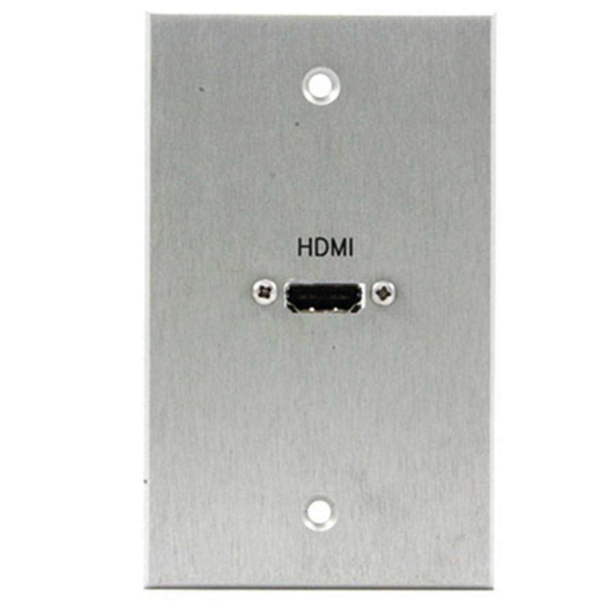 

Comprehensive Single Gang Wallplate, HDMI Female-Passthru, Stainless Ivory