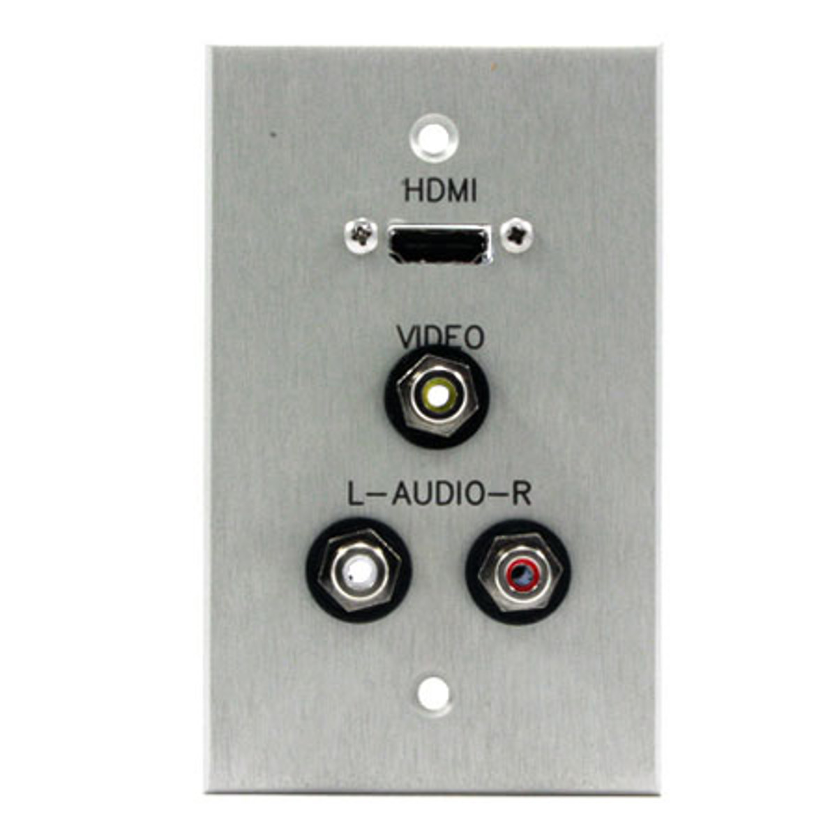 

Comprehensive Single Gang Wallplate, HDMI Female(1), Anodized Clear