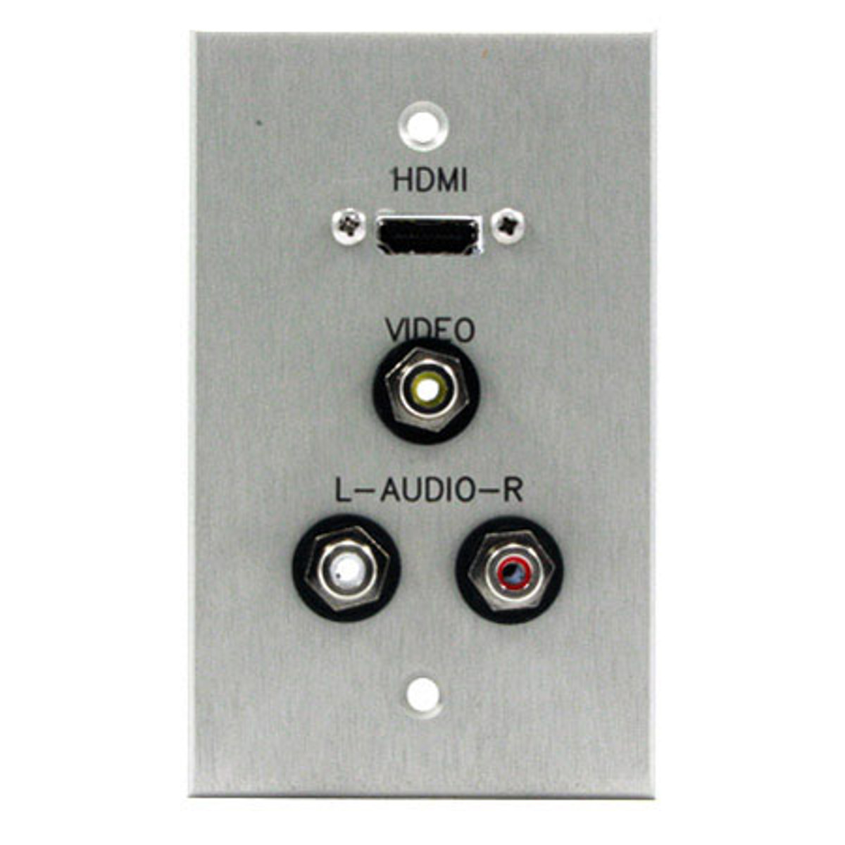 

Comprehensive Single Gang Wallplate, HDMI Female(1), Stainless