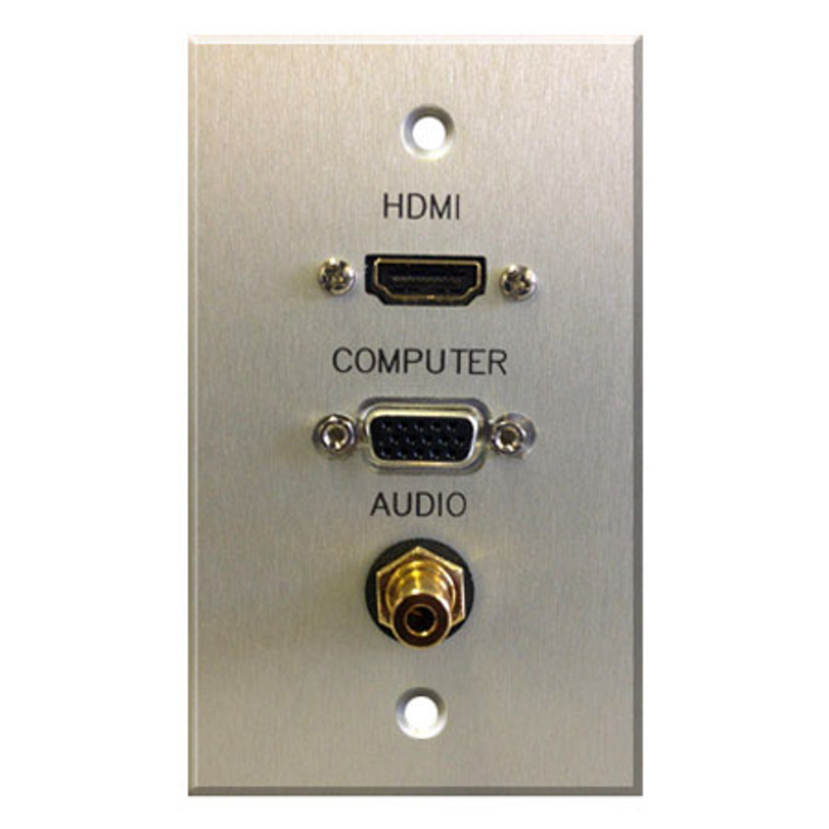 

Comprehensive Single Gang Wallplate, Anodized Black