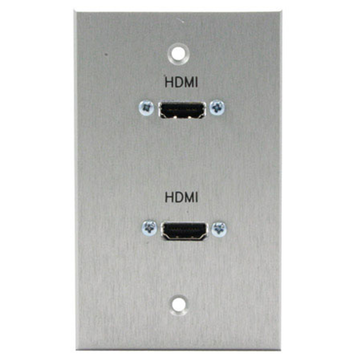 

Comprehensive Single Gang Wallplate, HDMI Female(2) passthru, Anodized Black