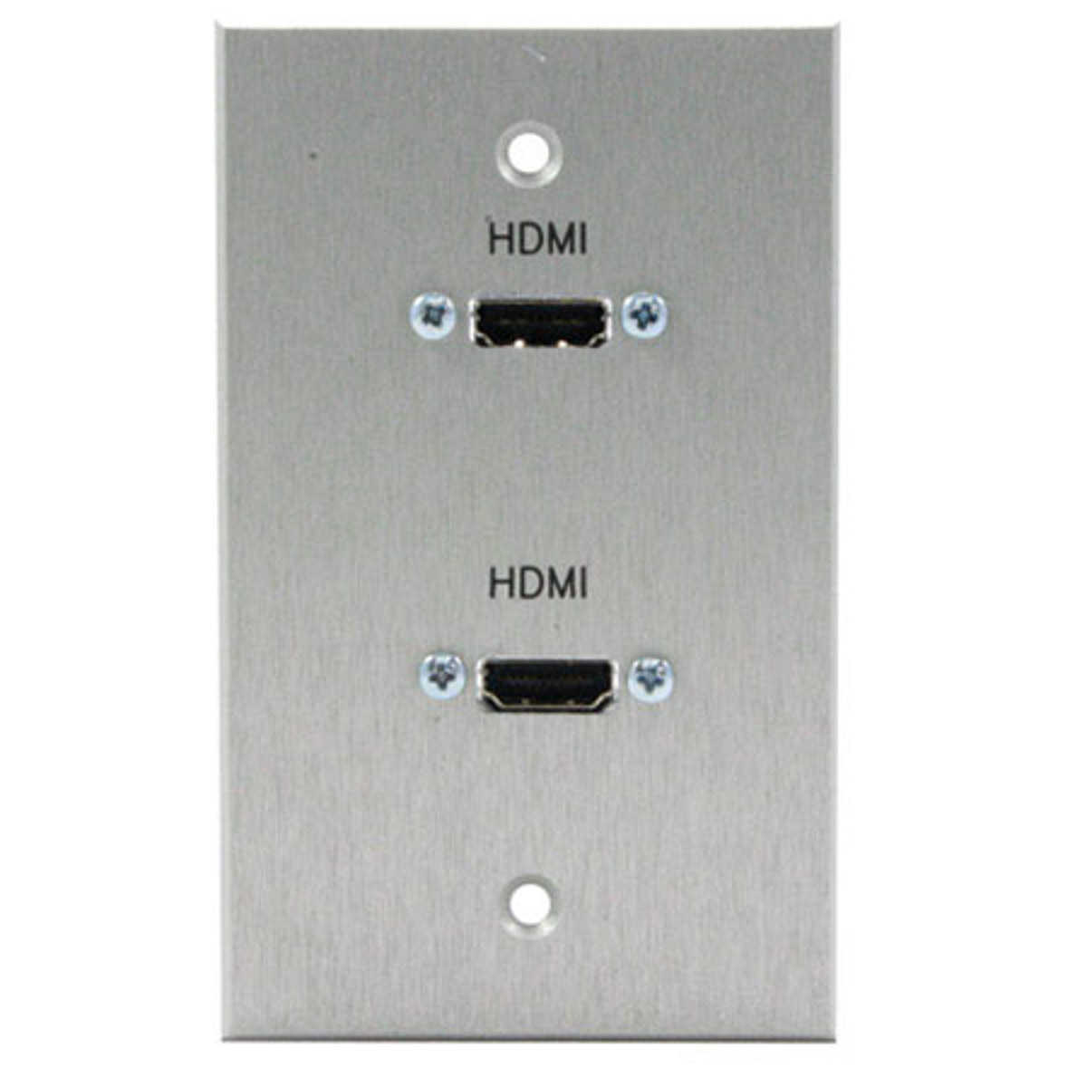 

Comprehensive Single Gang Wallplate, HDMI Female(2) passthru, Kydex White