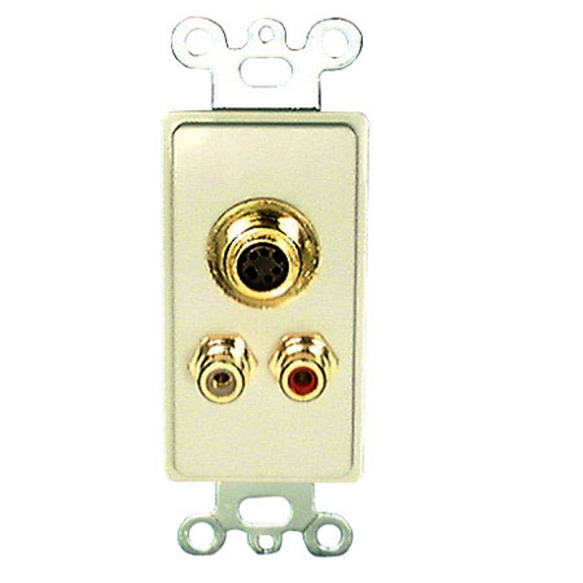 

Comprehensive Single Gang Wallplate Style Insert, White Decora