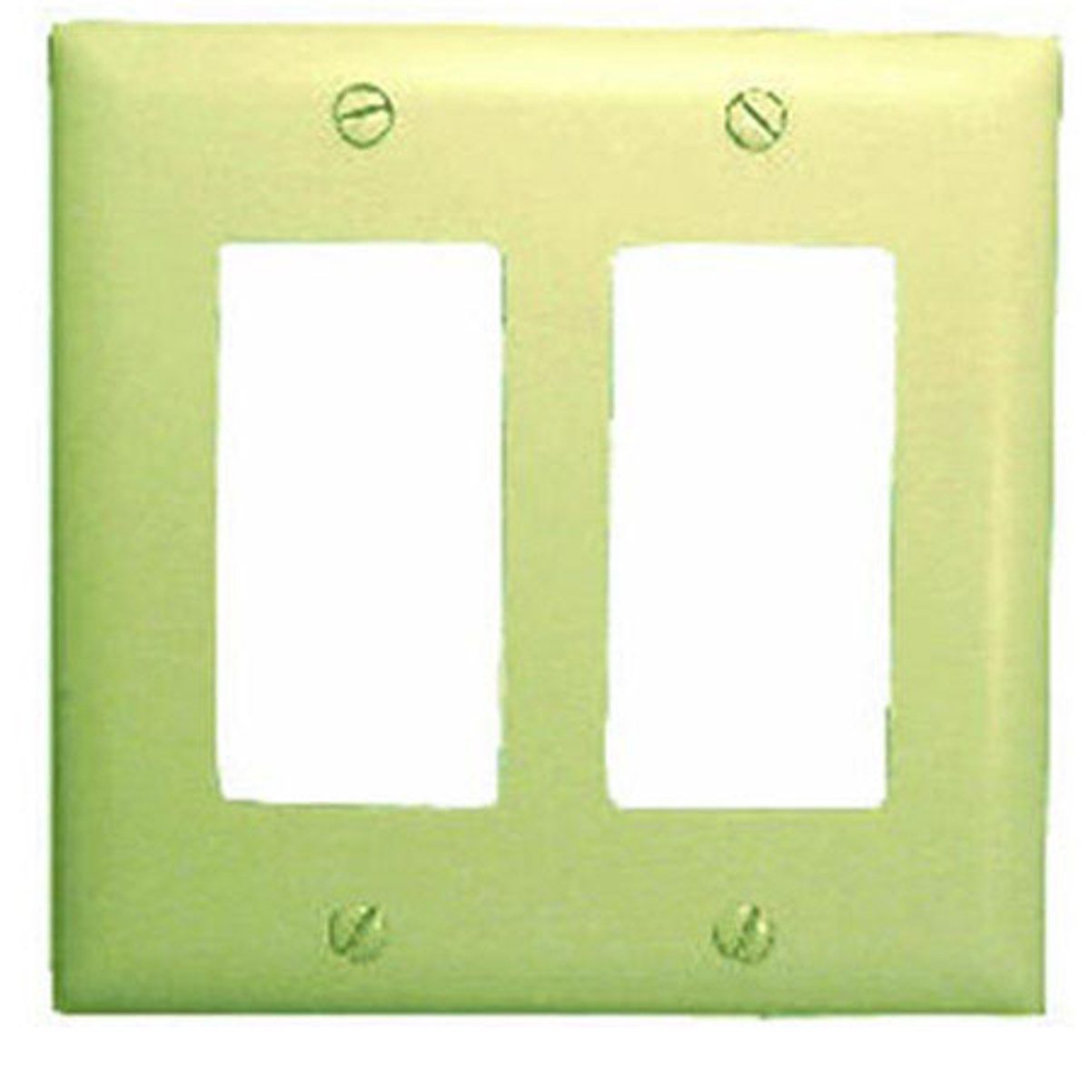 

Comprehensive Double Gang Wall Plate Cover, Ivory Decora