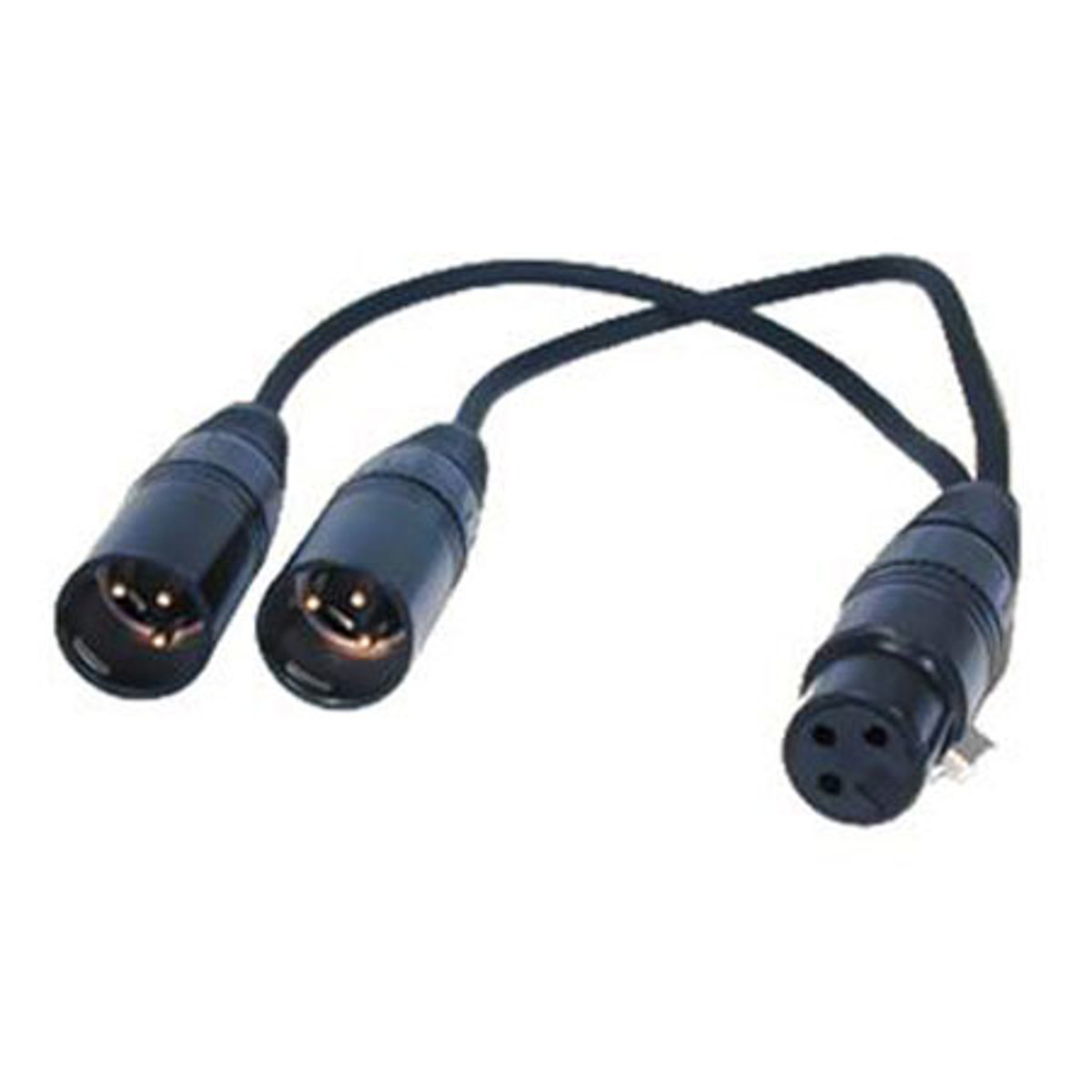 

Comprehensive 1' XLR Jack to Two XLR Plugs Audio Adapter Cable