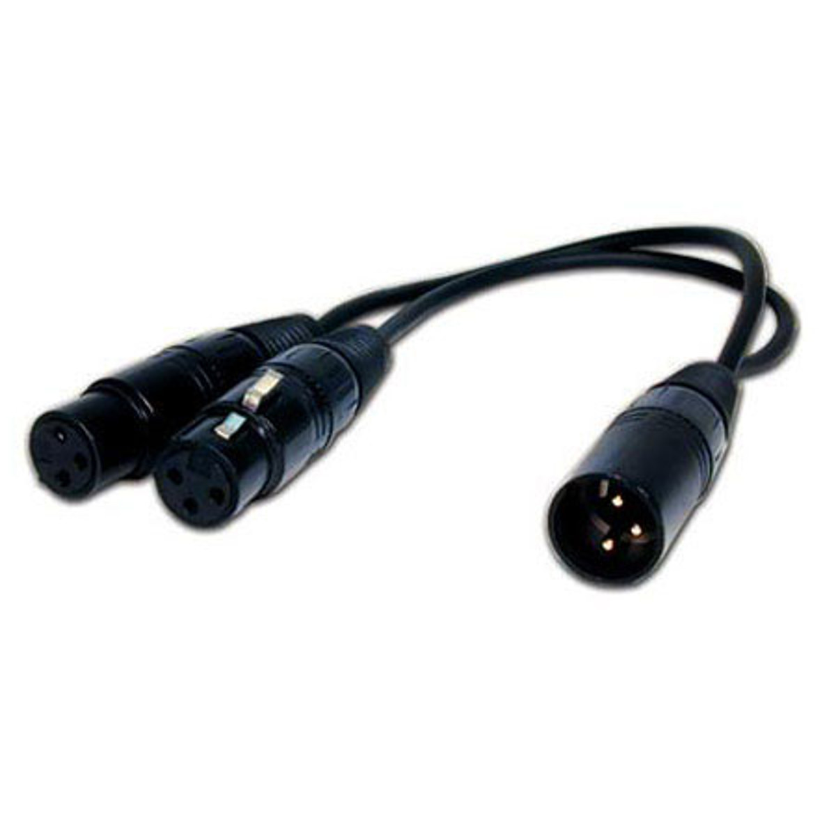 

Comprehensive 1' XLR Plug to Two XLR Jacks Audio Adapter Cable