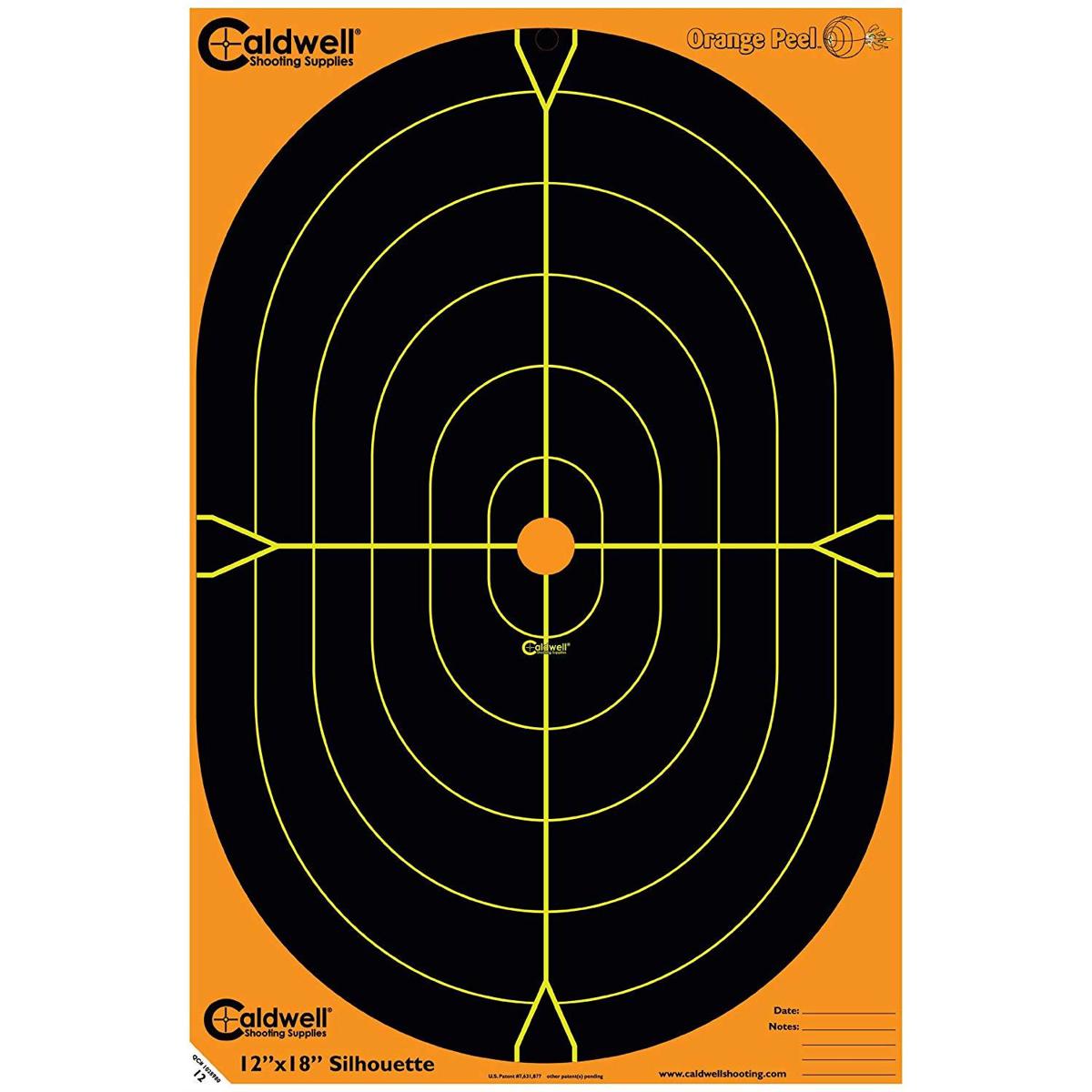 

Caldwell 12x18" Orange Peel Oval and Silhouette Target, 100 sheets