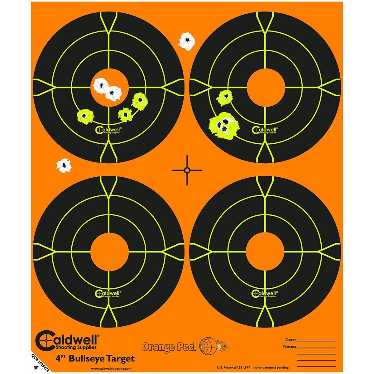 

Caldwell 4" Orange Peel Bullseye Target, 5 Sheets