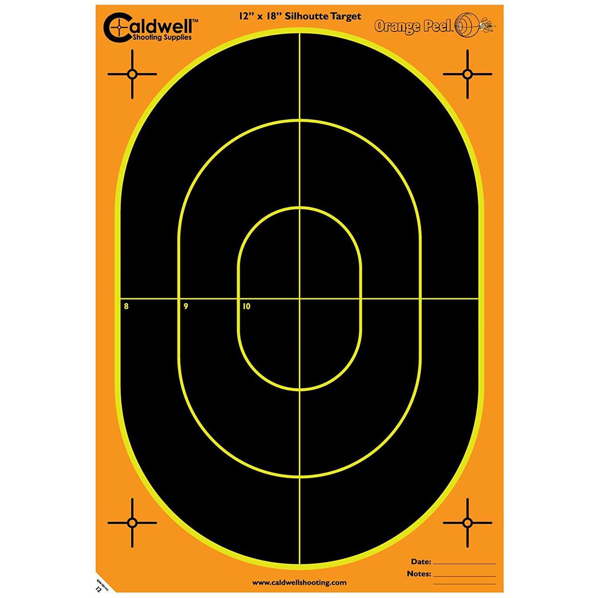

Caldwell 12x18" Orange Peel Oval Shooting Target, 5 Sheets