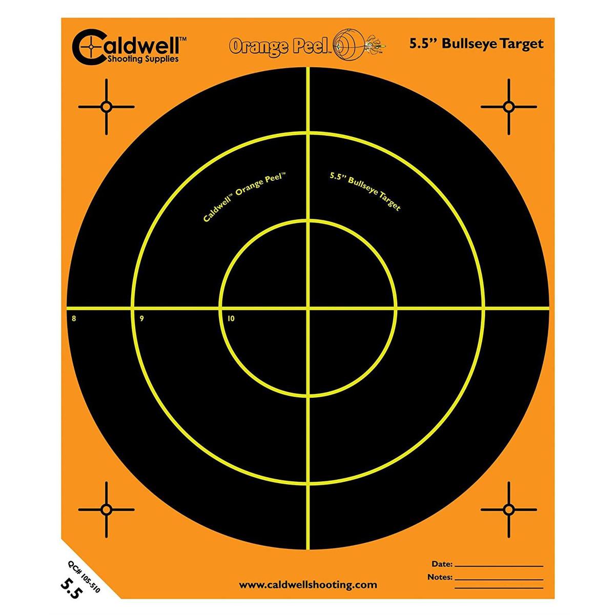 

Caldwell 5.5" Orange Peel Bullseye Target, 50 Sheets