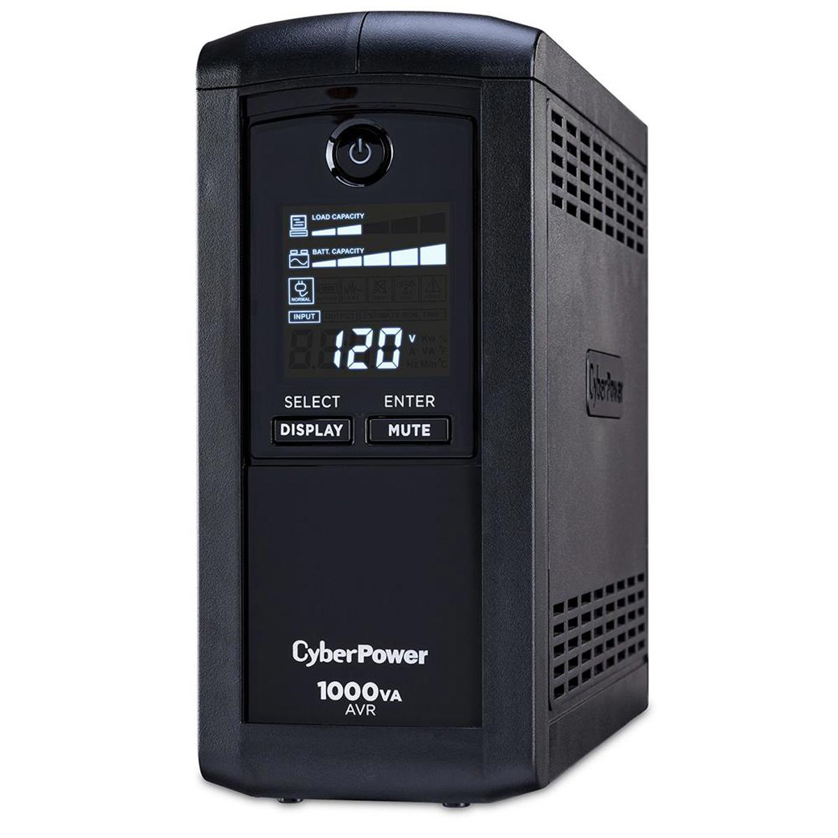 

CyberPower CP1000AVRLCD Intelligent LCD 1000VA/600W UPS