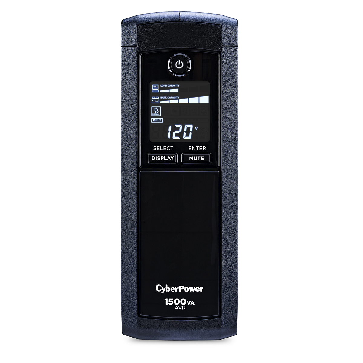 

CyberPower 1500VA/900W Simulated Sinewave Intelligent LCD Mini-Tower UPS, TAA
