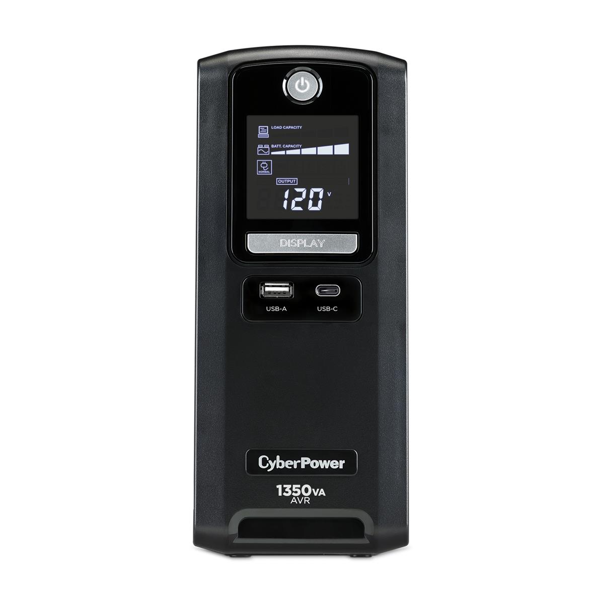 Image of CyberPower CST135UC-R 1350VA/810W Sinewave LCD Battery Backup UPS System-Refurb