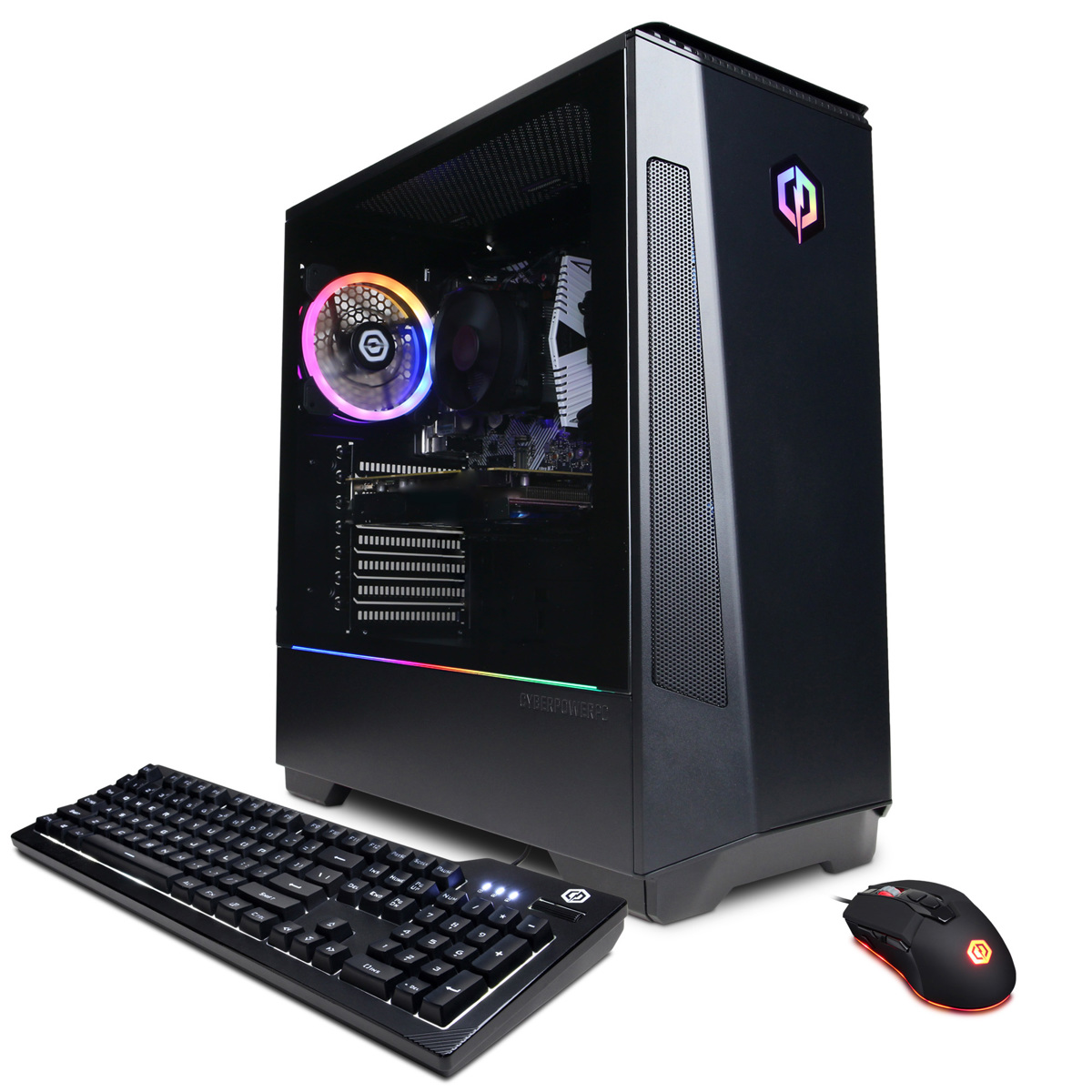 

CyberPowerPC Gamer Master, R7 7700X, 16GB, 1TB SSD+2TB HDD, RTX 3060, W11H,Black