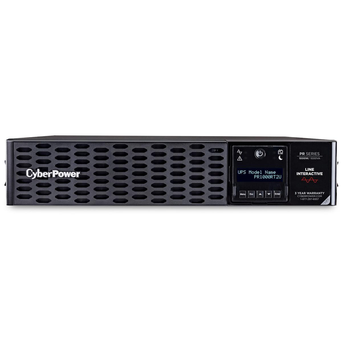 

CyberPower PR1000RT2UN 1000VA/1000W Smart App Sinewave UPS, RMCARD205 Card