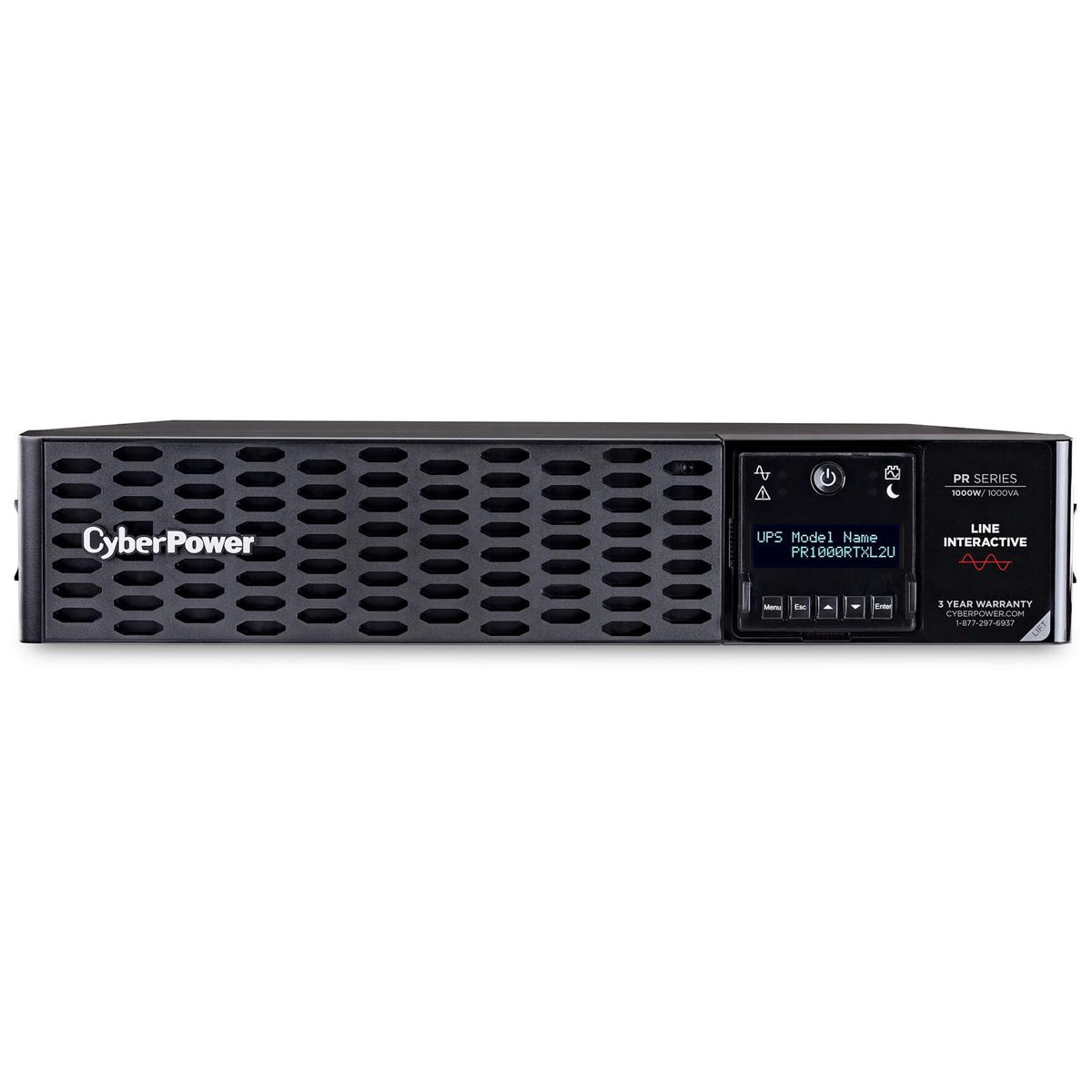 

CyberPower PR1000RTXL2U 1000VA/1000W Smart App Sinewave UPS w/Extended Battery