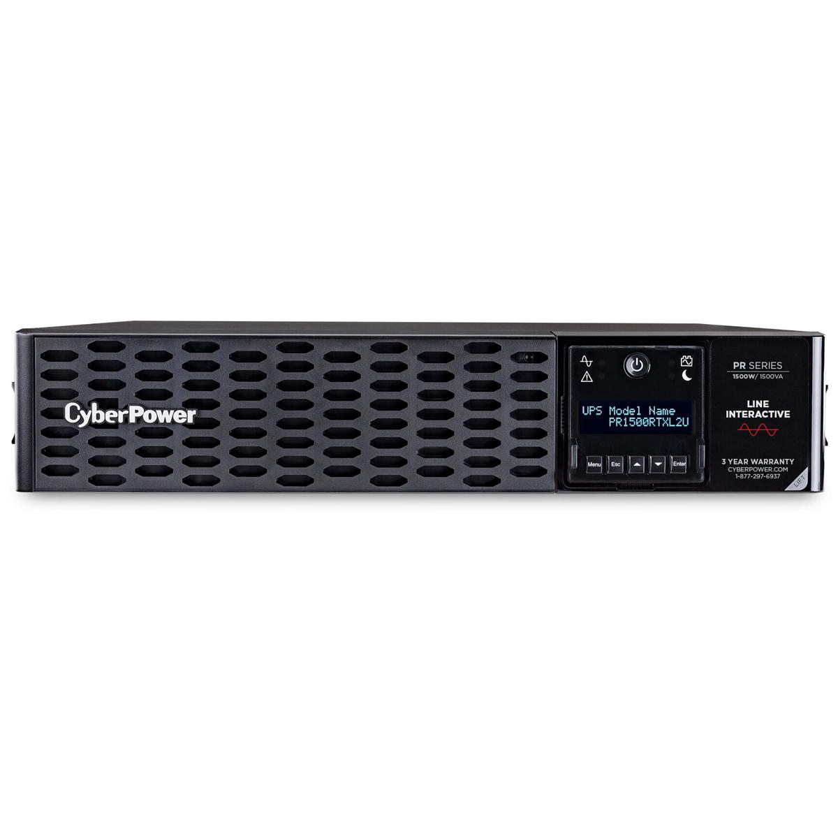

CyberPower PR1500RTXL2UN 1500VA/1500W Smart App Sinewave UPS, RMCARD205 Card,EBM
