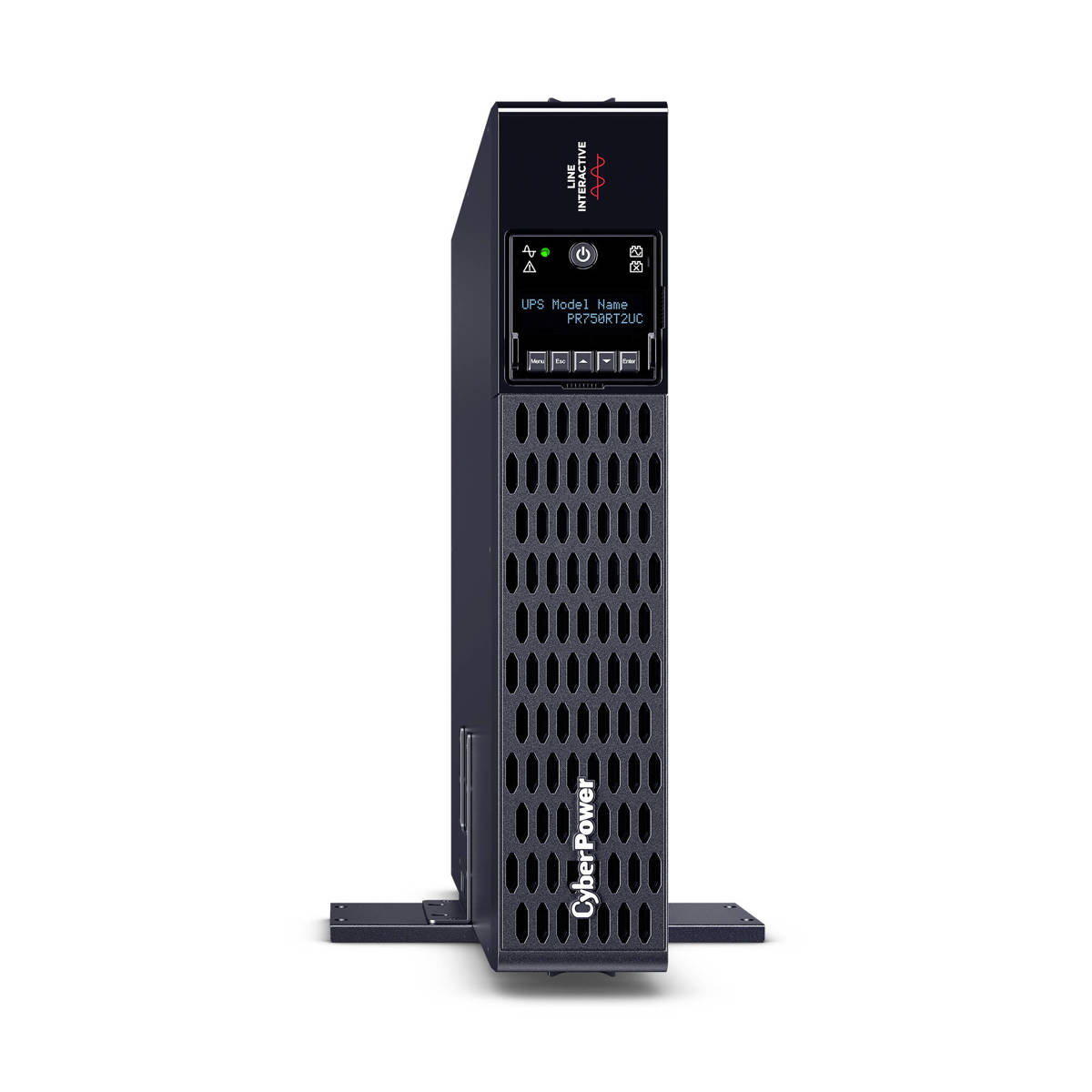 

CyberPower PR750RT2UC 750VA/750W Smart App Sinewave Rack/Tower UPS, Black