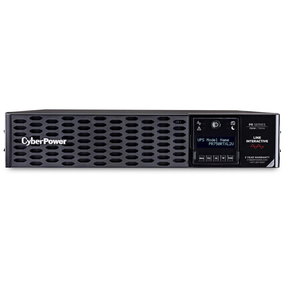 

CyberPower PR750RTXL2U 750VA/750W Smart App Sinewave UPS w/Extended Battery