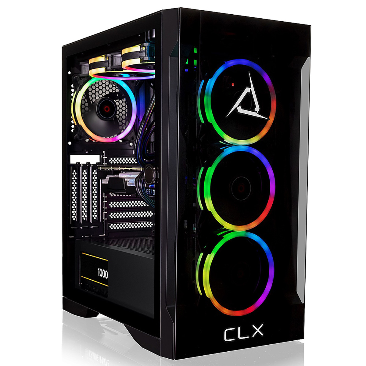 

CLX SET VR Gaming Desktop, R9 7900X, 32GB, 1TB SSD+4TB HDD, RTX 4090, W11H,Black